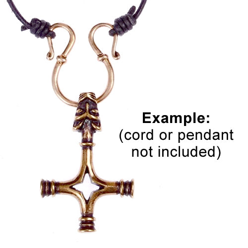 Pendant Connector - Bronze or Silver