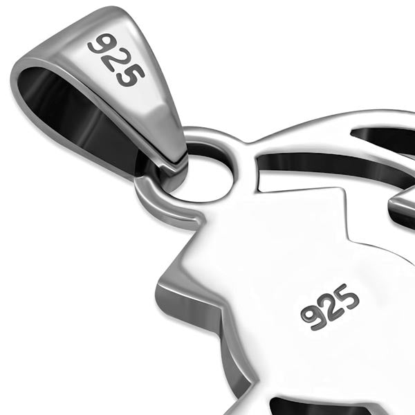 Silver Scottish Thistle Necklace