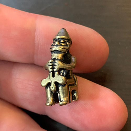 Sitting Thor Pendant Replica - Bronze or Silver