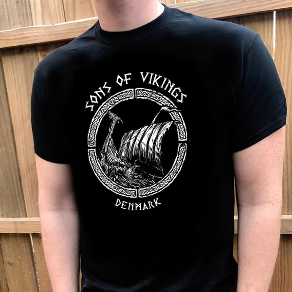 Viking | Denmark T-Shirt / Danish Clothing - Sons of Vikings