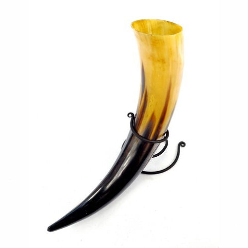 Spiral Drinking Horn Stand