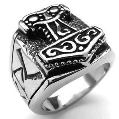 Stainless Steel Mjolnir Ring