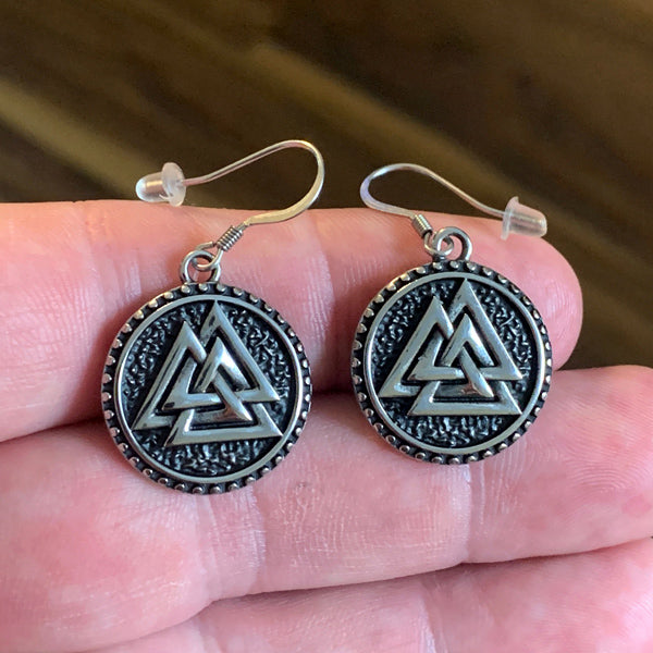 valknut earrings