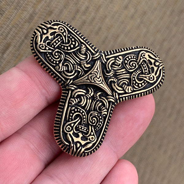 Tranby Trefoil Brooch - Bronze