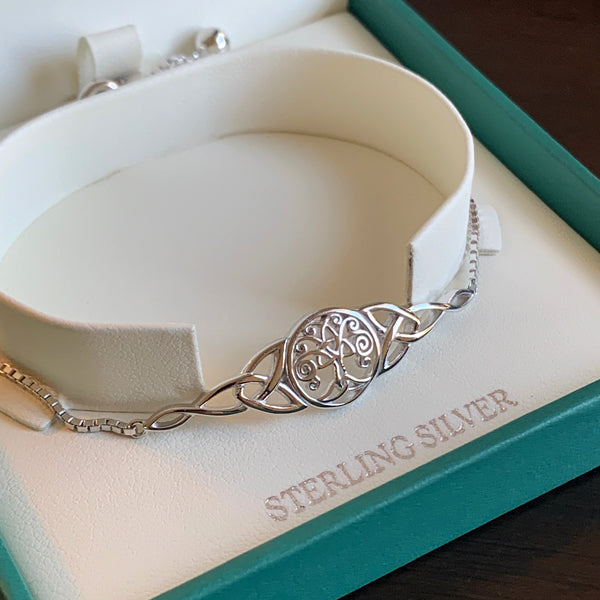 Sterling Silver Tree of Life Bracelet