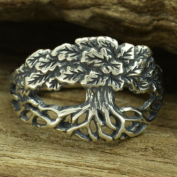 sterling silver tree of life ring