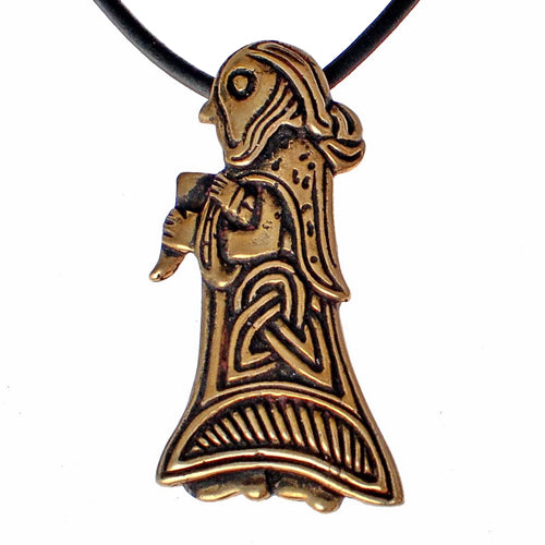 Valkyrie with Horn - Bronze