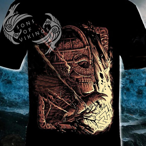 Camiseta Negra Con Logotipo OBÚS 100% Algodón Hombre Tallas S M L XL XXL Mangas Cortas (as4, Alpha, S, Regular, Regular, S