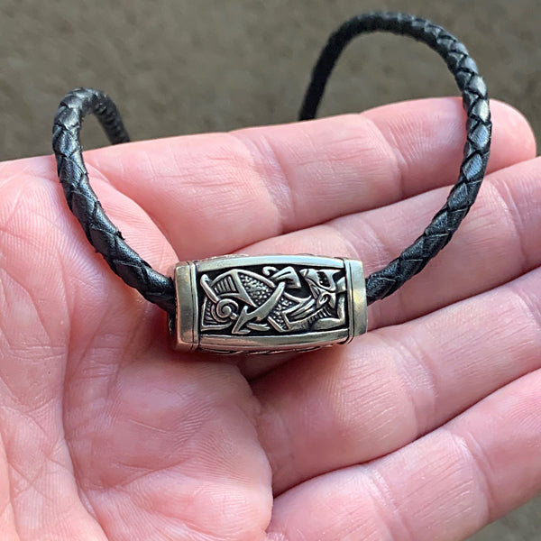 Viking Art Bead - Sterling Silver