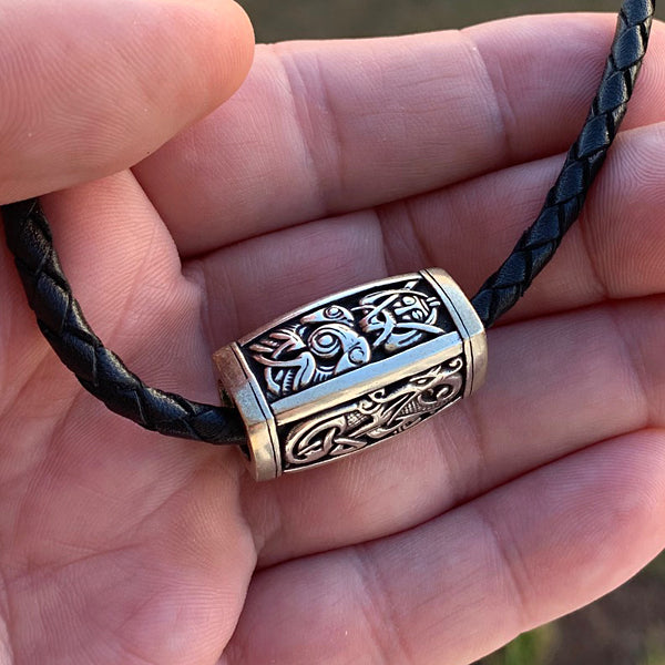 Viking Art Bead - Sterling Silver