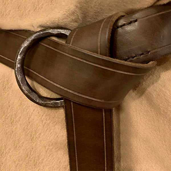 Thick Leather Viking Belt