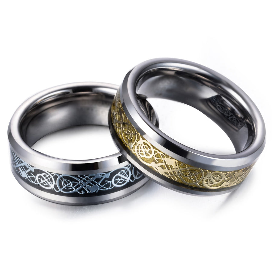 Viking Wedding Rings - Stainless Steel