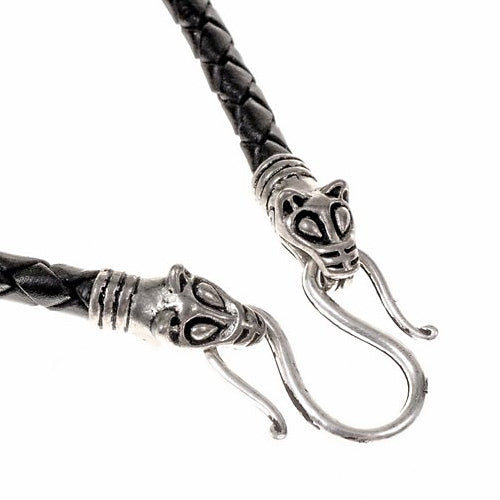 4mm Wolf Heads Cord - Leather