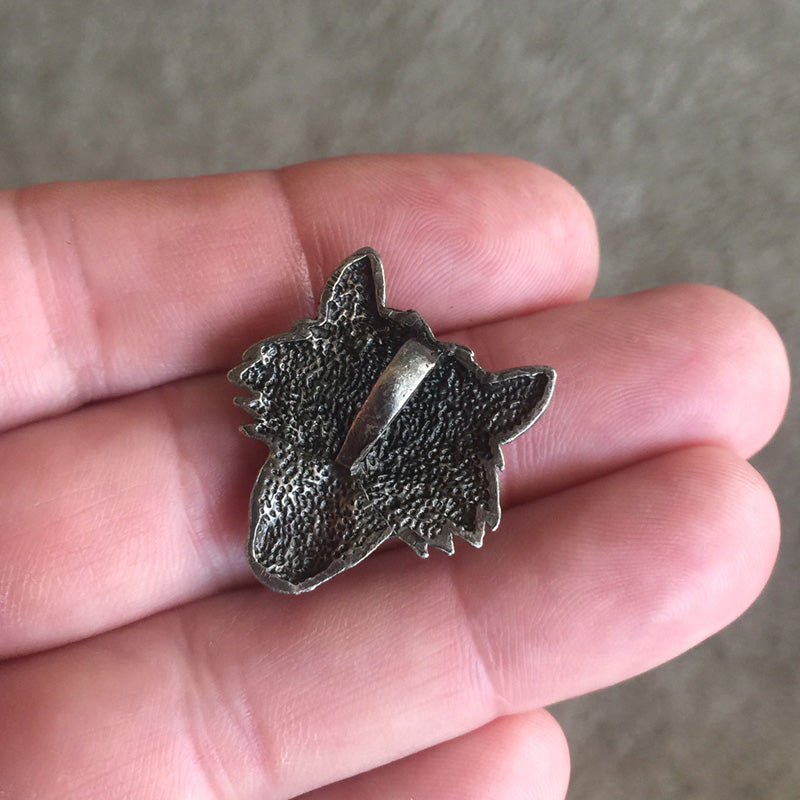 Wolf Pendant - Pewter