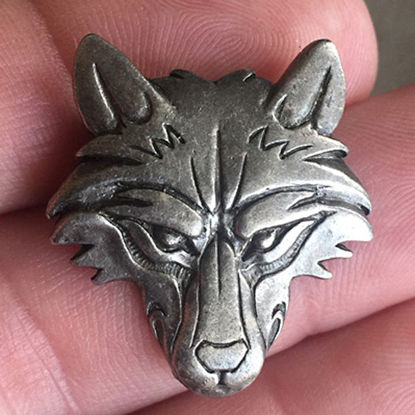 Wolf Pendant - Pewter
