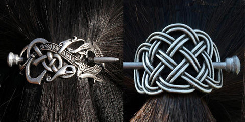 Celtic Knot Hair Accessories Norse Hair Pin Viking Hair Clip for Women  Longhair Decorat