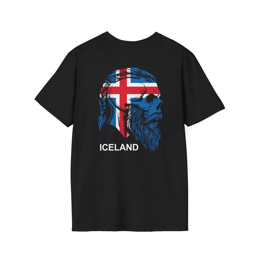 Iceland Skull T-Shirt - On Back