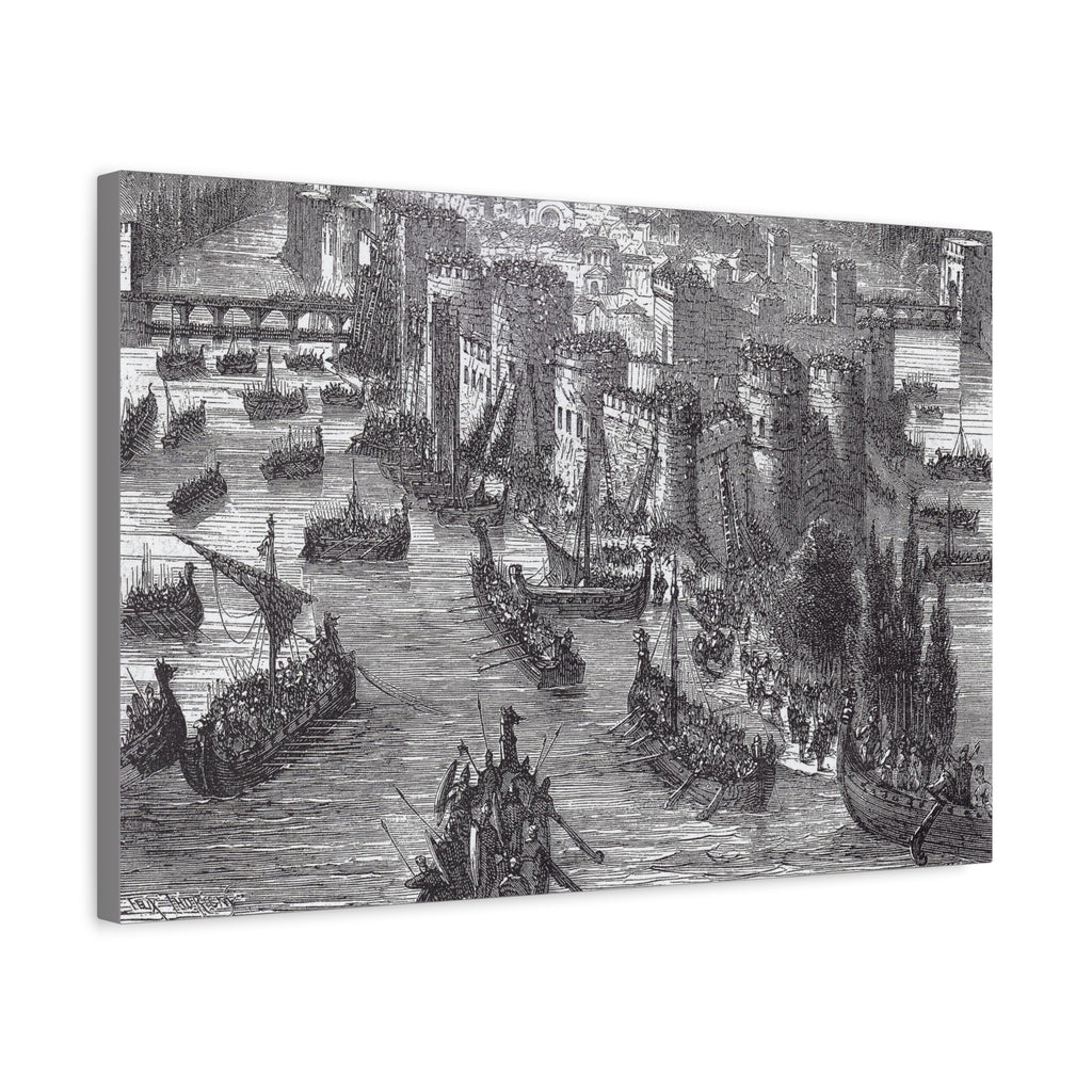 Viking Siege of Paris - Canvas Art