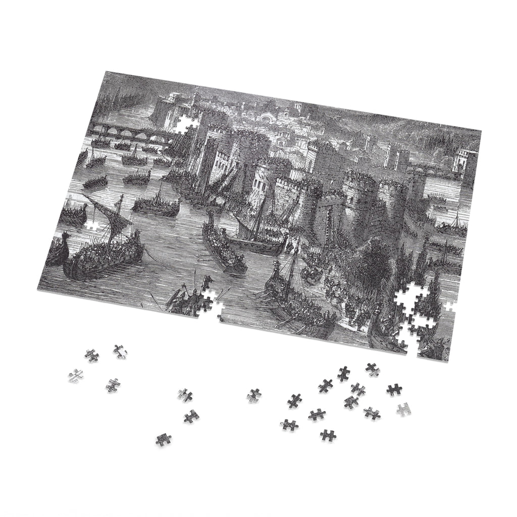 Viking Siege of Paris Puzzle (252, 500 or 1000 pieces)