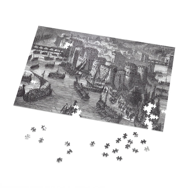 Viking Siege of Paris Puzzle (250, 500 or 1000 pieces)