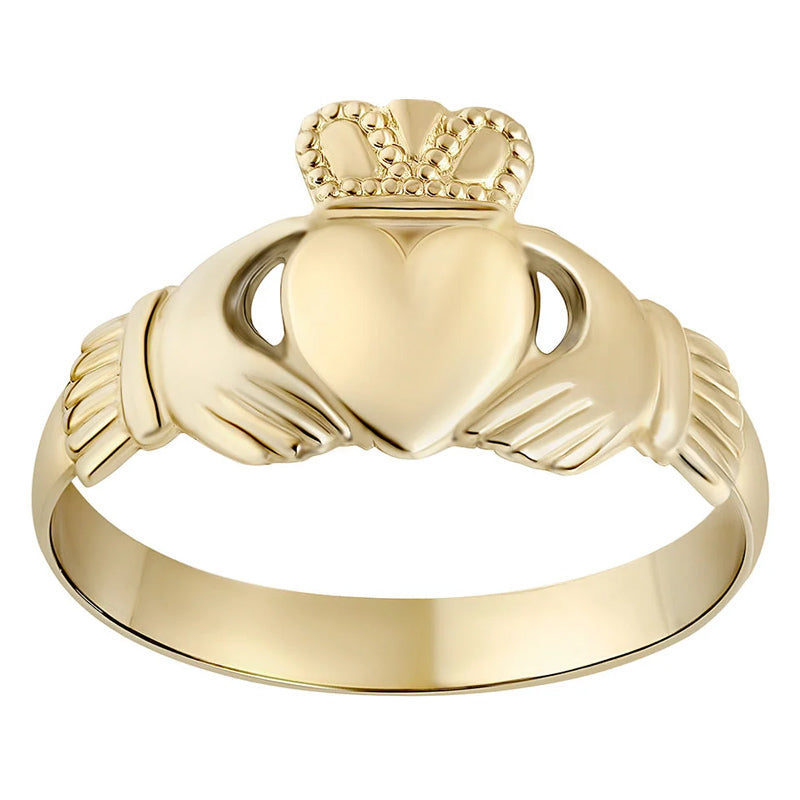 14k Gold Claddagh Ring