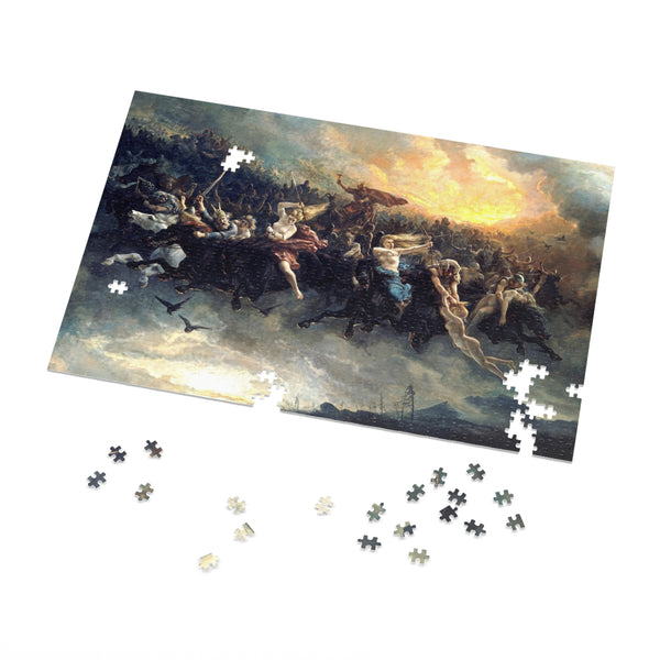 The Wild Hunt of Odin Puzzle (250, 500 or 1000 pieces)