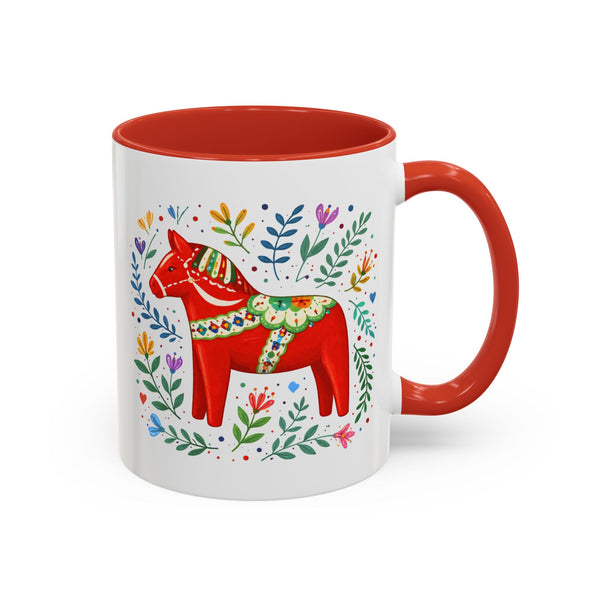 Red Dala Coffee Mug (2 sizes)