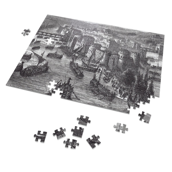 Viking Seige of Paris Puzzle (252, 500 or 1000 pieces)