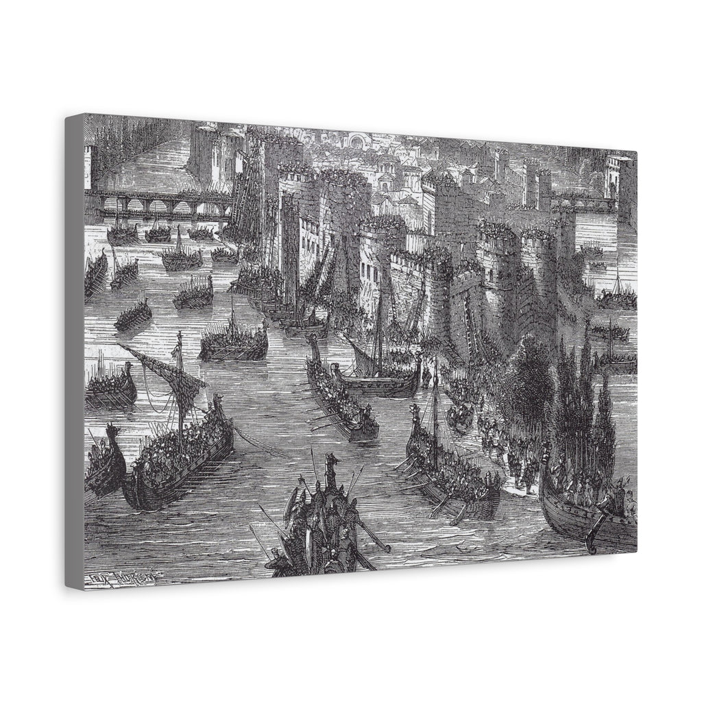 Viking Siege of Paris - Canvas Art