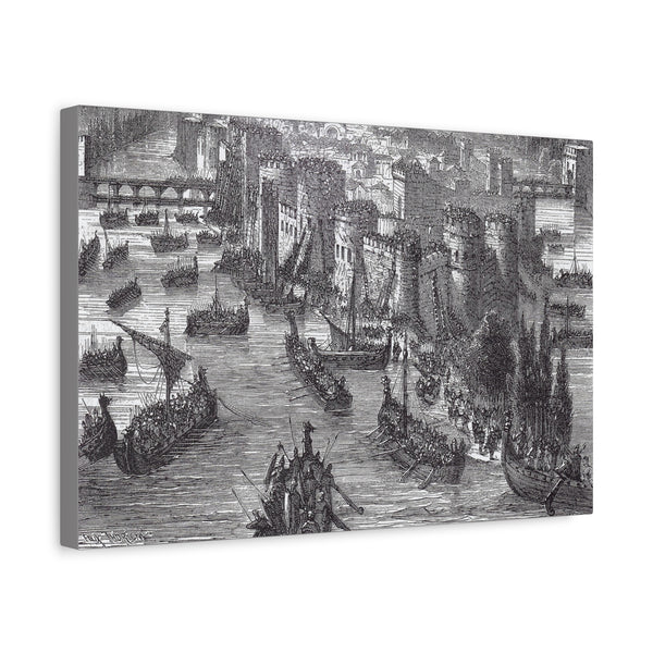 Viking Siege of Paris - Canvas Art