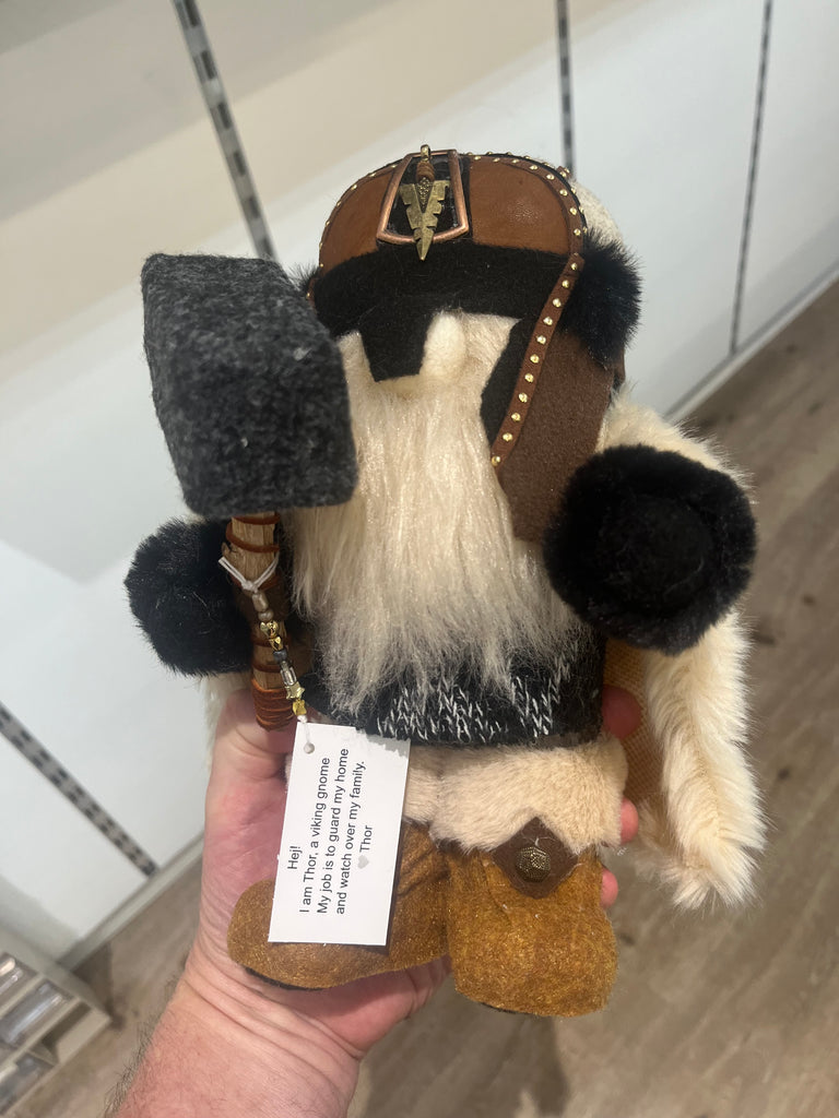 Medium Handmade Viking Gnome |  Gonk | Dwarf | 11.5"