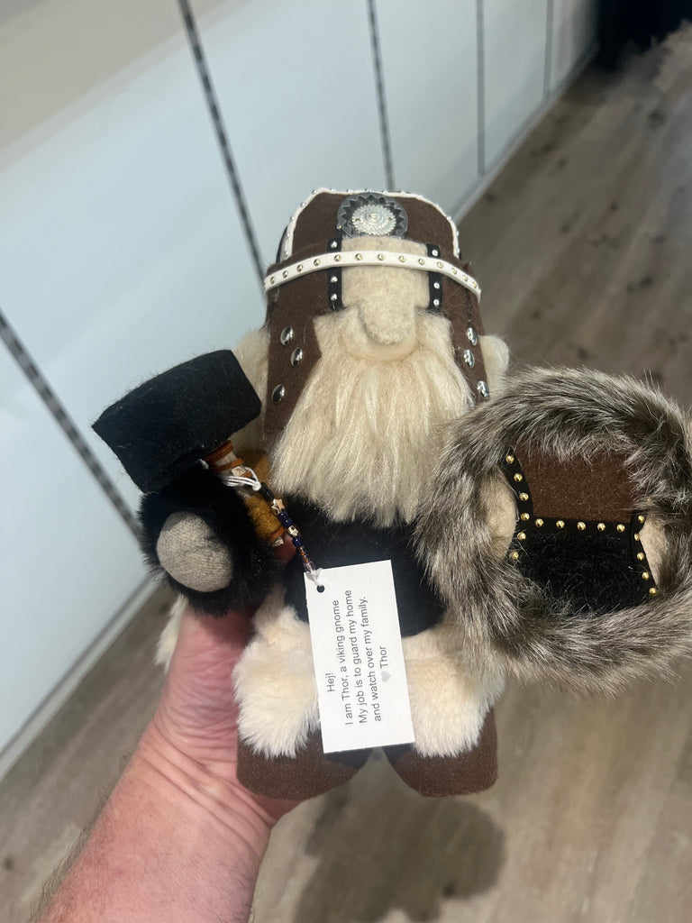 Medium Handmade Viking Gnome |  Gonk | Dwarf | 11.5"
