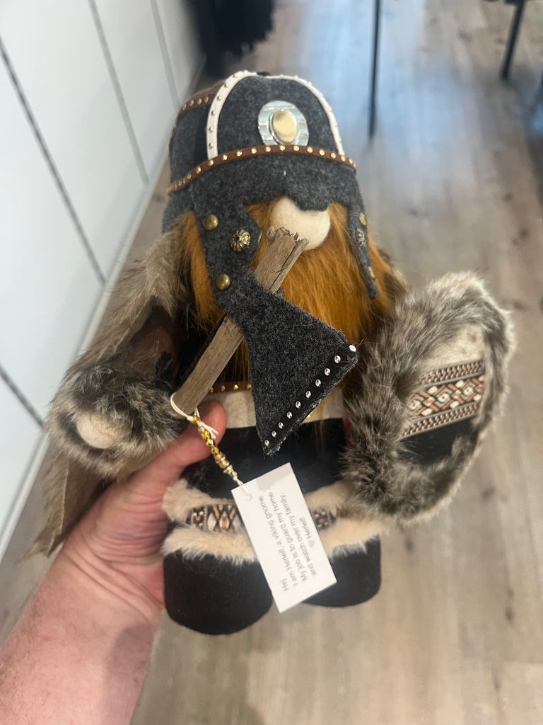 Medium Handmade Viking Gnome |  Gonk | Dwarf | 11.5"