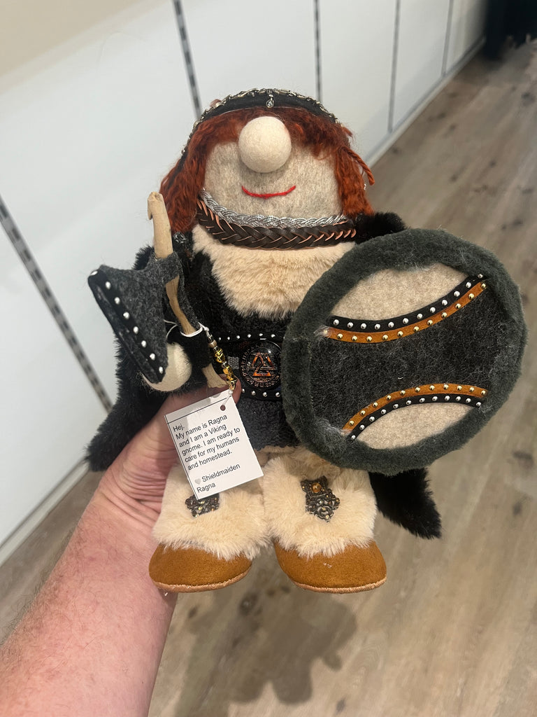 Medium Handmade Viking Gnome |  Gonk | Dwarf | 11.5"