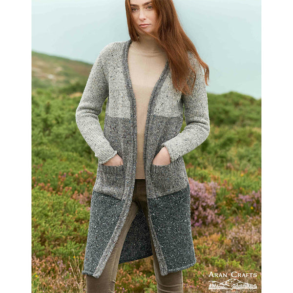 Irish 3-Tone Coat Sweater