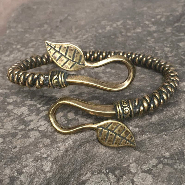Ash Leaf Arm Ring (for Bicep) - Bronze