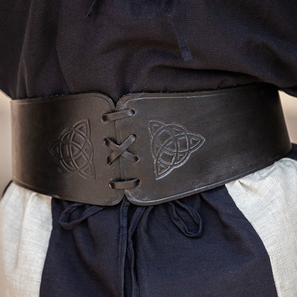 Black 'Celtic Knot' Bodice Belt