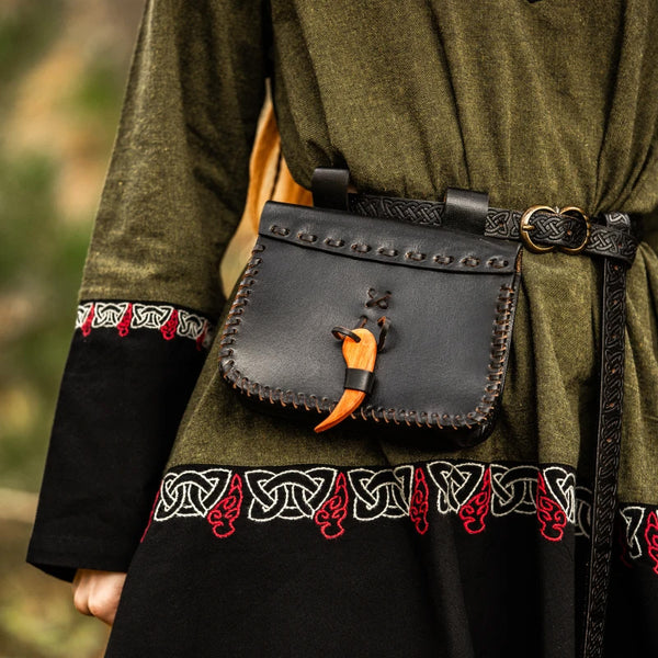 Black Leather Pouch