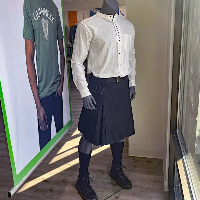 Black Utility Kilt