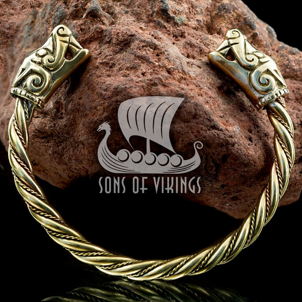 Viking Bracelet - Brass