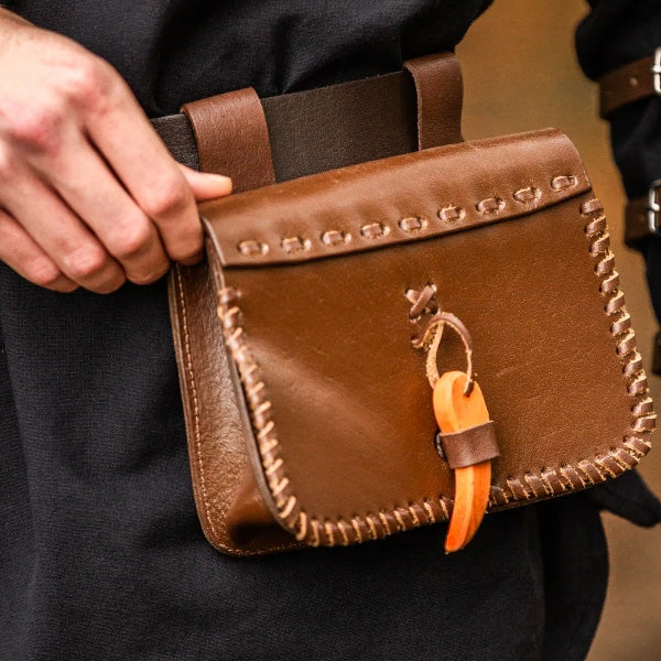 Brown Leather Pouch