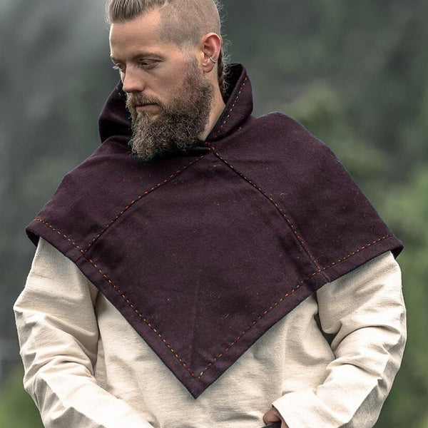 Brown Skjoldehamn Hood - Wool