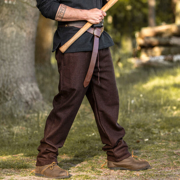 Brown Viking Trousers - Wool