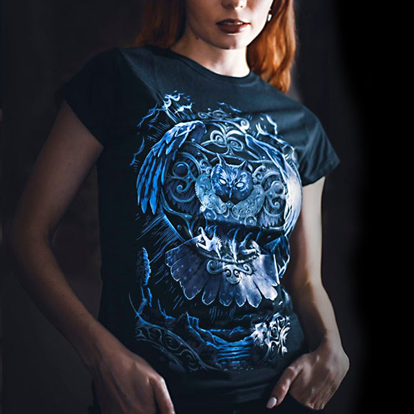 Celtic Owl - Women's T-Shirt