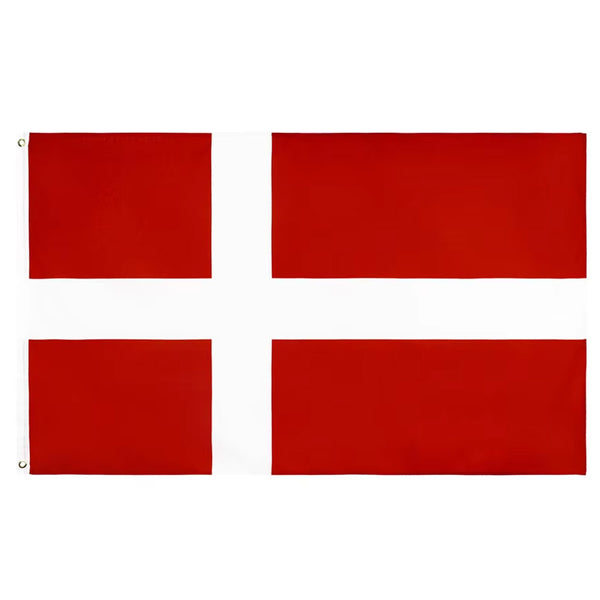 5' x 3' Danish Flag