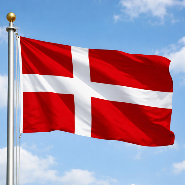 5' x 3' Danish Flag