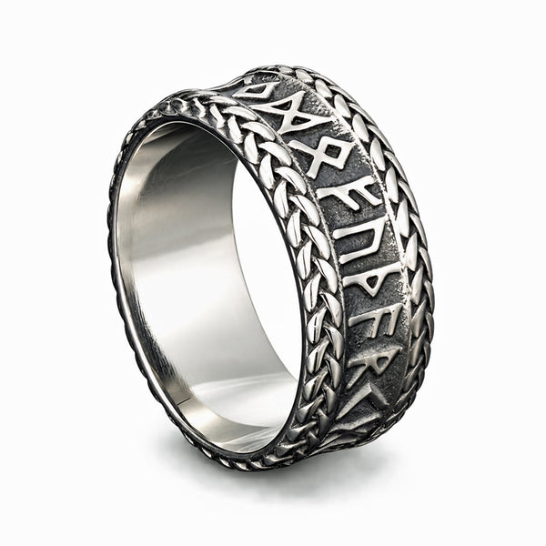 Elder Futhark Rune Ring