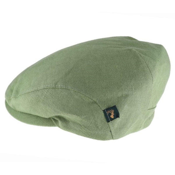Irish Flat Cap - Linen (Green)