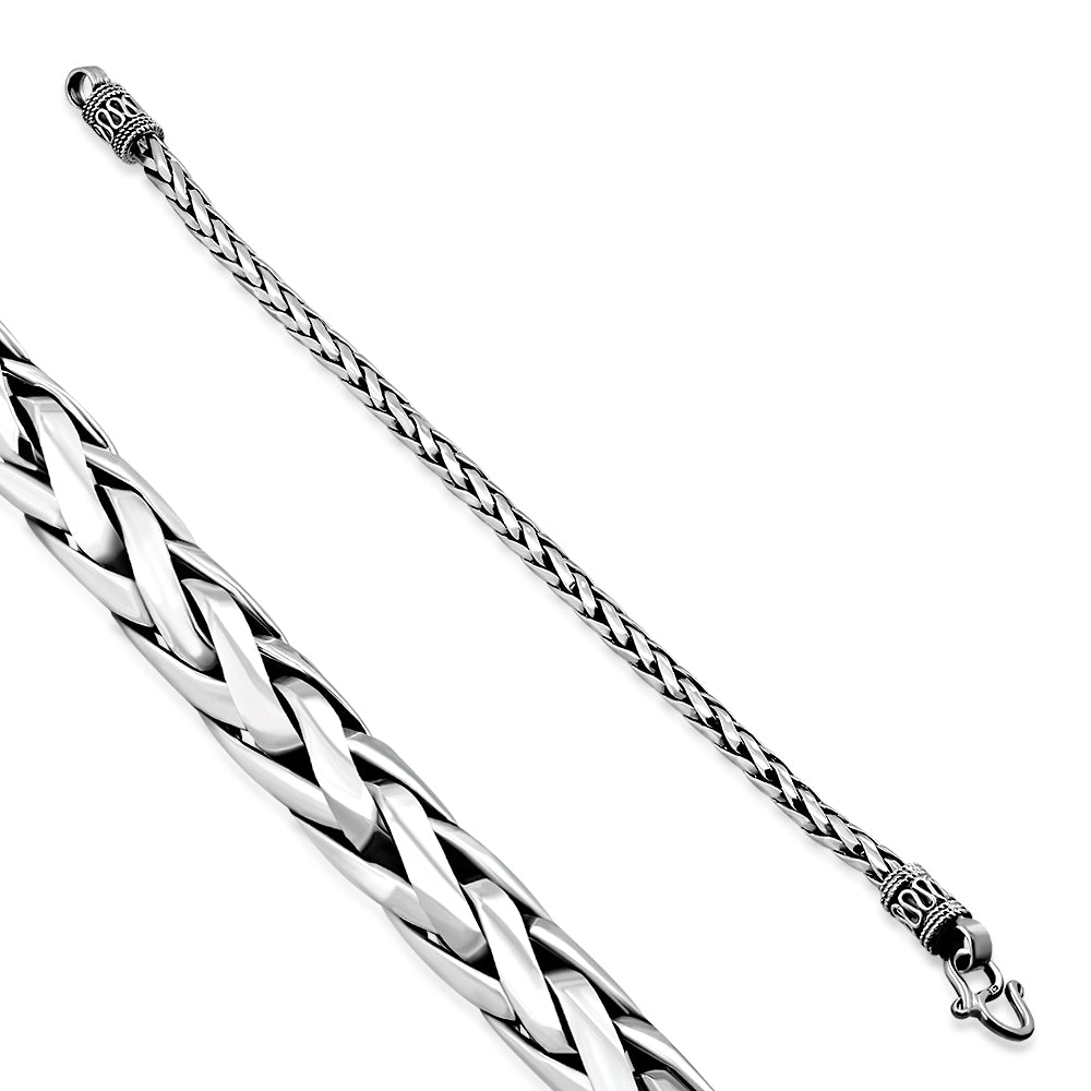 Foxtail Link Bracelet - Sterling Silver