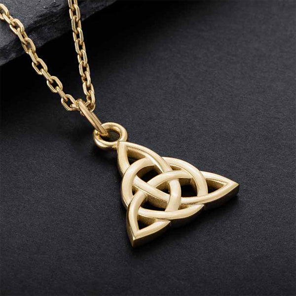 Small Gold Triquetra - 10k, 14k or 18k